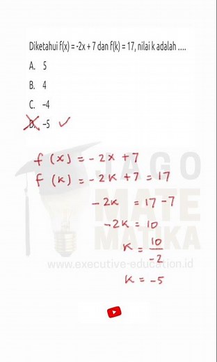 Menentukan Nilai Fungsi | Materi Fungsi dan Relasi Matematika Kelas 8 SMP