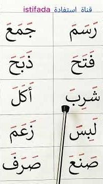 Fighting illiteracy and teaching Arabic to adults: Learn to read simple three-letter words #learning