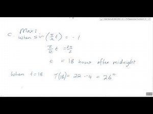 Modelling Trig functions in real life