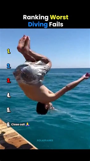 Ranking Worst Diving Fails 💀