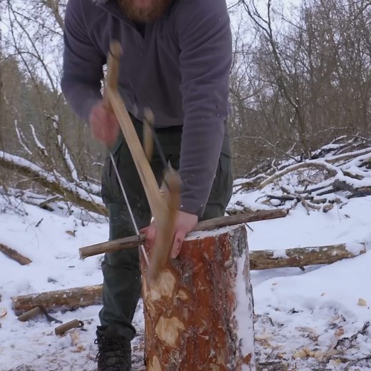 spent the night in the bushcraft camp, the ice river, and the fishermen' dugout. | Bushcraft Camp