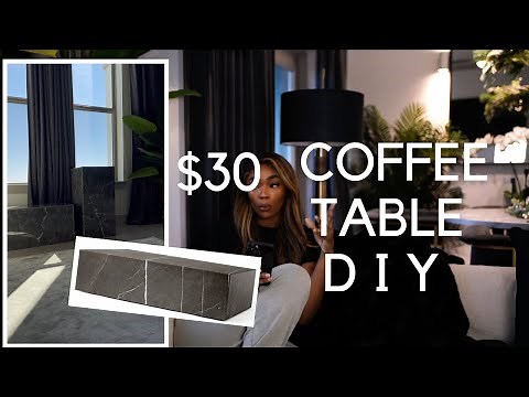 Tile Coffee Table DIY $30
