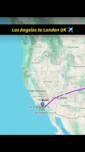 27K views · 234 reactions | Los Angeles to London UK  | Travelradar24 | Facebook