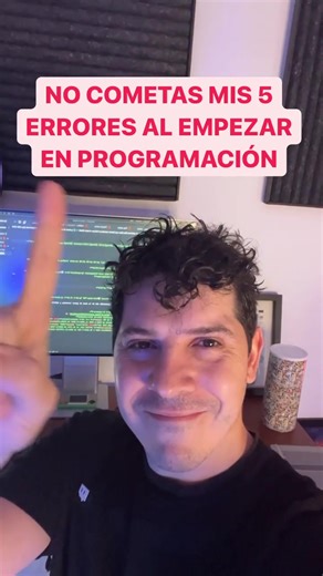 ❌ NO COMETAS mis 5 Errores al aprender PROGRAMACIÓN #javascript #aprenderprogramacion #aprendiendoprogramacion