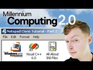 Part 2 - How To Make Notepad on Windows 2000 - Millennium Computing - rogerclark