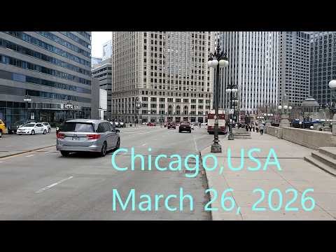Walking in the Loop in downtown #Chicago #Illinois #USA (March 26, 2026)