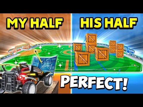Rocket League Build Mode, but you build on your OPPONENT'S SIDE