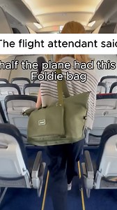 3.4K views | ✈️ The flight attendant said, "Half the plane had this Foldie bag—what is going on?!" It’s cabin-approved, fits neatly under any airline seat, and holds enough for a full 7-day trip! Need more space? Just expand the bottom!  Going viral—don’t miss your chance! | The Foldie | Facebook
