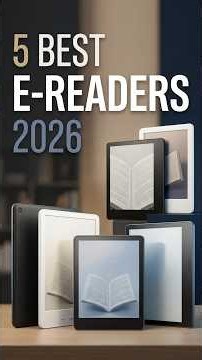 5 Best E-Readers of 2026 #EReaderReview #KindleReview #KoboEReader #ColorEReader #EReader2026 #Kindl