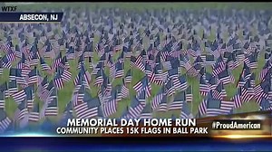 846K views · 66K reactions | WATCH a New Jersey community come together by placing more than 15,000 flags in the outfield of a ball park to honor those who have made the ultimate sacrifice. #ProudAmerican | Fox News | Facebook