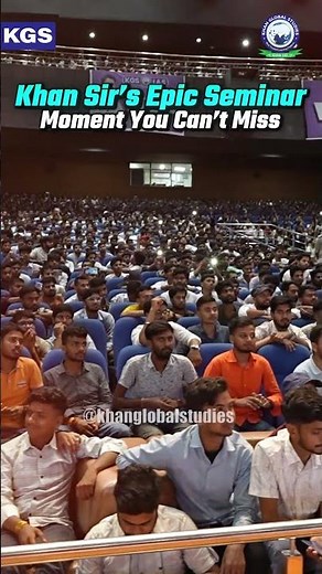 Patna Seminar Highlights 🚀 Khan Sir का सबसे EPIC Seminar Moment 🔥 #khansir #patna #bapusabhagar