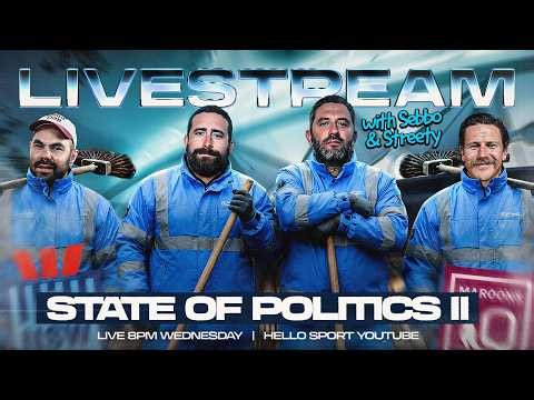 Hello Sport Live: State Of Politics Game II ft. Sebbo, Streety & The Betoota Advocate