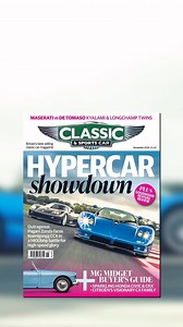 Let’s flick through our November magazine – what are you reading first? 📸 Max Edleston #classicandsportscar #supercars #hypercars #classiccars | Classic & Sports Car