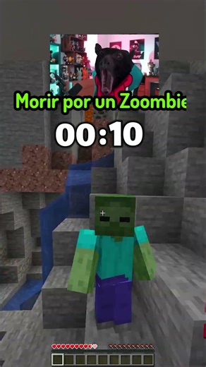 El Primero que Muere por un ZOOMBIE en Minecraft #shorts #minecraft