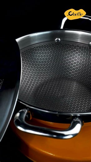 Healthy cooking starts with the right cookware! Chefle Honeycomb Kadai. #kadai #cheflecookwares