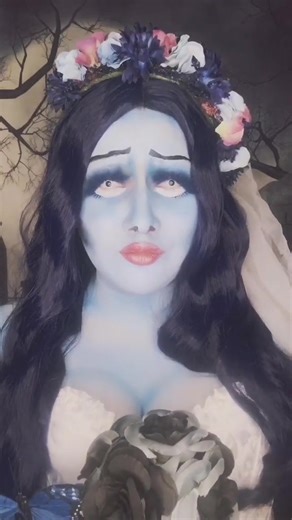 My corpse Bride Emily cosplay 💙 #corpsebride #emilycorpsebridecosplay #emilycorpesbride #elcadaverdelanovia #elcadaverdelanoviacosplay #emilycorpesbride #fyp