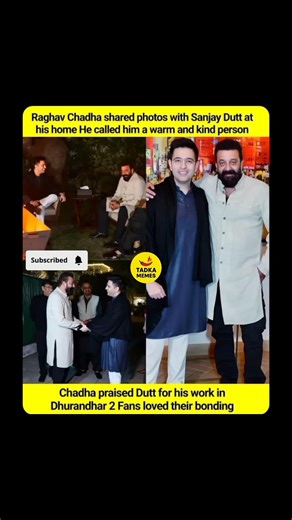 Sanjay Dutt’s "Dhurandhar" Success Party at Raghav Chadha’s Home! #sanjaydutt #raghavchadha #shorts