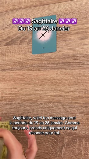 Sagittaire, entre le 19 et le 26 janvier, reste fidèle à ta vision. Même si cela implique de t’éloigner de certaines personnes ou situations. Ton rêve est légitime, ton chemin est juste… et comme toujours, prends uniquement ce qui résonne pour toi et laisse le reste. #pourtoi #fyp #♐️ #sagittaire #sagittaire♐