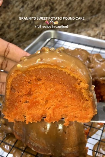 Sweet Potato Pound Cake Recipe for Thanksgiving Dessert