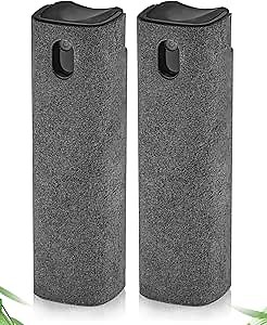 Screen Cleaner Spray and Wipe 2 in 1 Touchscreen Mist Cleaner Touch Screen Cleaner for Car,iPad,Phone,Laptop, MacBook, and More,Car Essentials (2 Units)