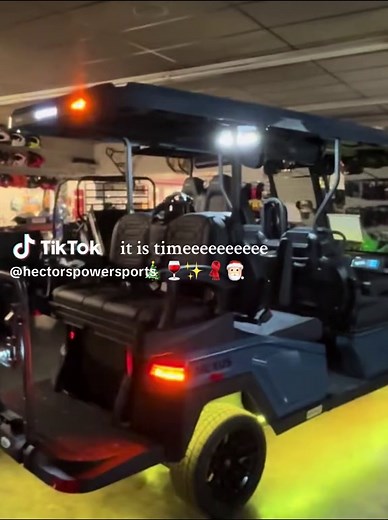🎄✨ Holiday joy just rolled into Jamestown! Hector’s Powersports is thrilled to announce that Bintelli Golf Carts have arrived just in time for the season. Whether you’re cruising the neighborhood lights, heading to the course, or gifting the ultimate ride, these street‑legal carts bring comfort, style, and fun to every holiday adventure. With 4‑seater and 6‑seater options, there’s room for family, friends, and festive cheer. Don’t wait—inventory moves fast! Stop by Hector’s today and make this 