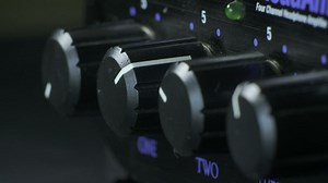 Turning audio controls - Free Stock Video