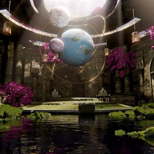 "ORBIT" #blender3d #3dart #3danimation #fantasy #environment