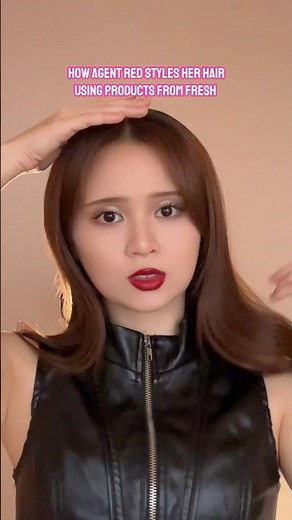 agent red’s hair routine ♥️ (ad) #FreshHairlab