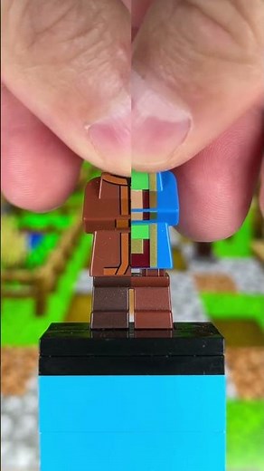 LEGO Minecraft Villager & Wandering Trader Minifigs