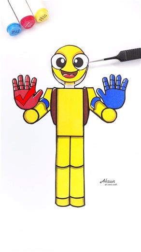 ✨ The Player Poppy Playtime Chapter 5 Paper Piece Correcting Puzzle #games #ytshorts