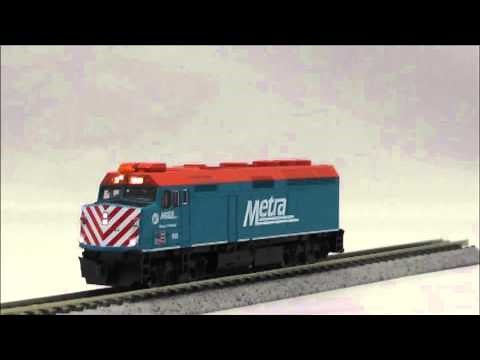 Kato N-Scale F40PH with TCS K5D7 Decoder