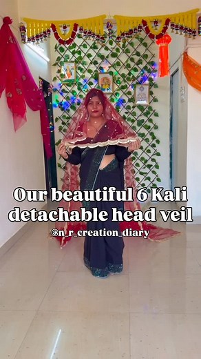 3.1K views | Our most beautiful bride 6 kali head veil dupatta ❤️...