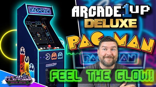 Arcade1Up Pac-Man Deluxe Neon Edition First Look!