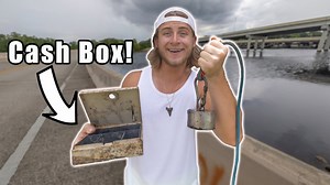 What’s Inside? Magnet Fishing Stolen Safe at an Abandoned Bridge