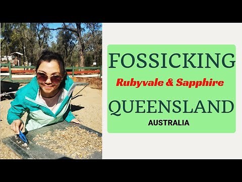 FOSSICKING FOR GEMSTONE IN QUEENSLAND AUSTRALIA DURING PANDEMIC | RUBYVALE AND SAPPHIRE