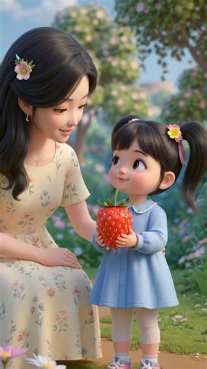 Bài 105: Học tiếng Trung qua quả dâu tây, bé nói được màu sắc đơn giản 🍓✨