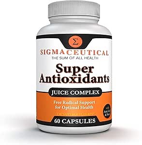 Super Antioxidant Capsules – 6 Superfruit Blend with Goji Berry, Acai, Resveratrol for Immune Support – Skin Health & Daily Wellness – 60 Count Made in USA