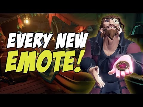 Every New Emote in The Sea Of Thieves - Pirate Emporium