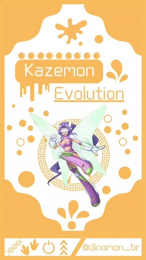 Digimon Kazemon Evolution Line