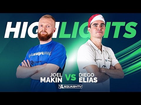 🏴󠁧󠁢󠁷󠁬󠁳󠁿 Makin v Elias 🇵🇪 | PSA Squash Tour Finals 2024/25 | SF HIGHLIGHTS