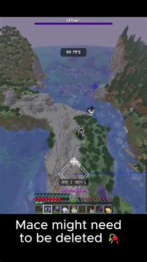 Mace is so tuff #shorts #minecraft #java