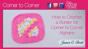 Crochet C2C Border Pattern   Tutorial