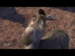 Shrek but every time he takes a step it gets 5x faster