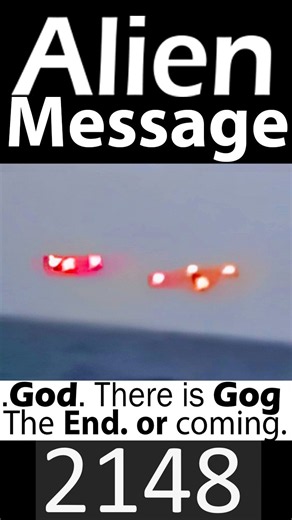 2148 is The End – Hidden Message in UFO Lights #alien #uap #contact