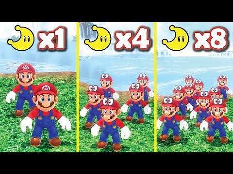 Mario Odyssey but Every Moon Adds 1 MORE Mario