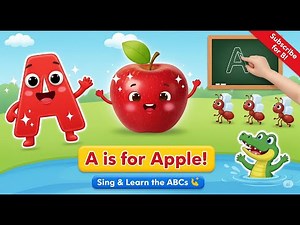 “A is Awesome!” | Learn Letter A (Phonics + Fun)