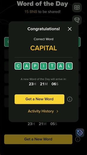Binance WOTD Answer Today (09 May 2026) | 7 Letters 🔥💰