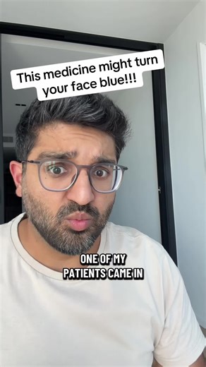Blue Man Syndrome - this medicine can turn your skin blue! #drsooj