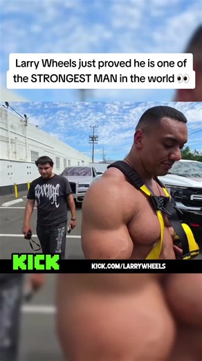 Larry Wheels Proves He's One of the Strongest Men Alive