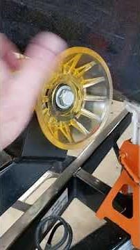 How to change out a boat trailer bow roller.